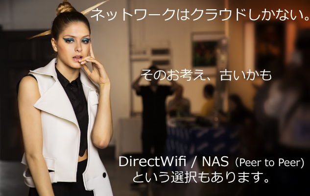 クラウドシステム以外の構築ができます。社内LAN、NASなども利用できます。